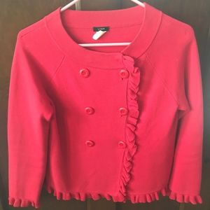 Beautiful red J. Crew sweater